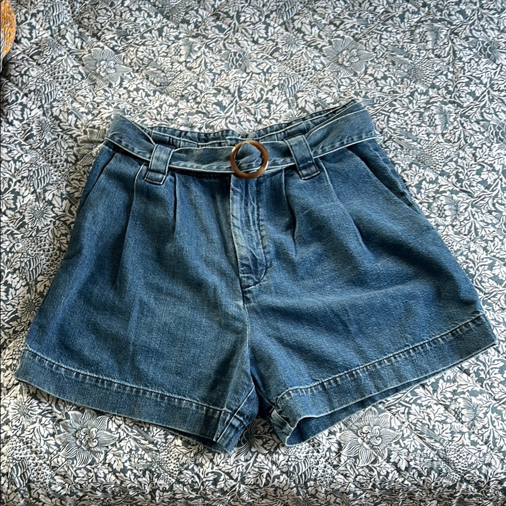 Boyish Denim High-Waisted Women Shorts